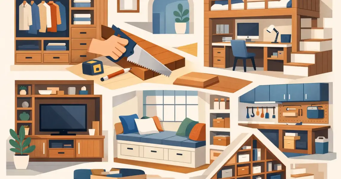 10 Custom Storage Carpentry Ideas That Work