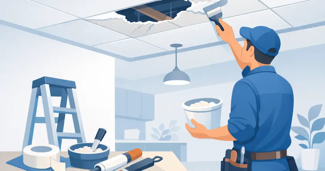 False Ceiling Repair Solutions That Last