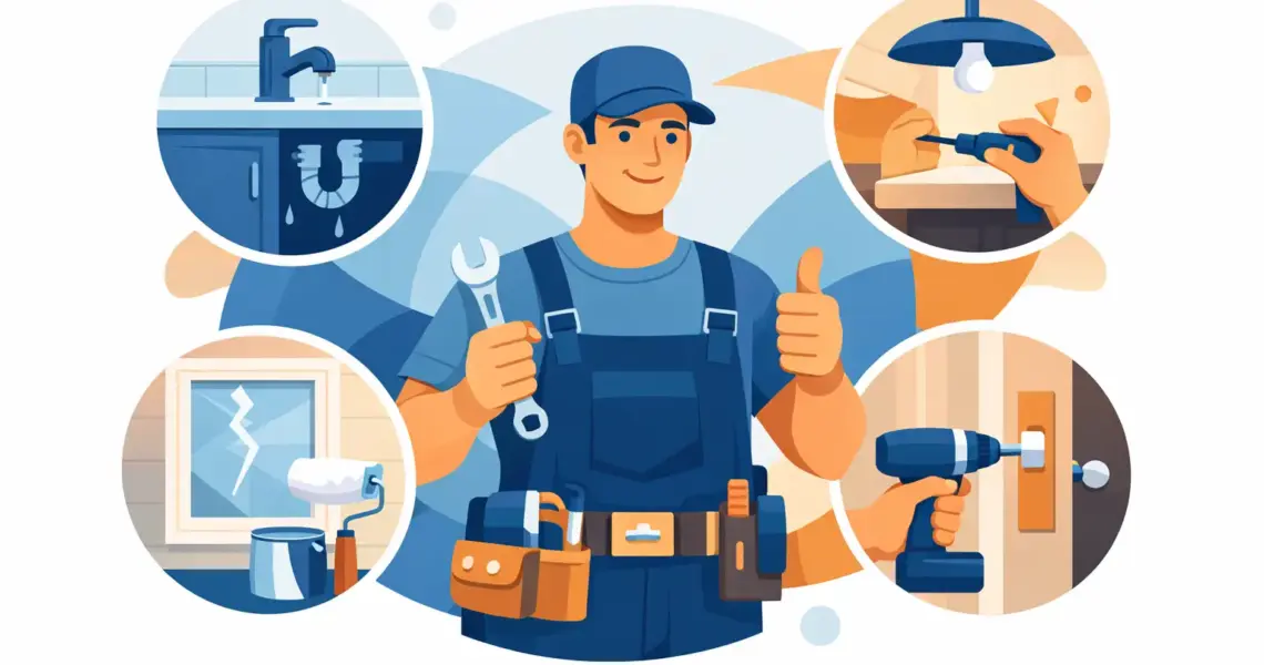 Handyman for Multiple Repairs in One Visit